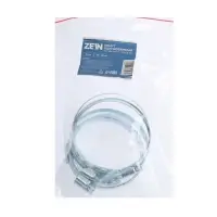 Хомут червячный ZEIN engr, несквозная просечка, диаметр 72-95 мм, ширина 9 мм, оцинкованный