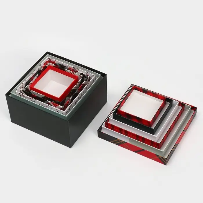 Набор подарочных коробок 6в1 &laquo;Тепла и уюта&raquo;, 10 х 10 х 6 - 20 х 20 х 11 см, Новый год