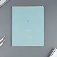 Тетрадь в клетку 18 листов А5, на скрепке &laquo;Школа&raquo;, обложка мелованный картон, 5 видов МИКС