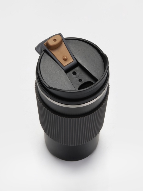 Термокружка ваккумная 450 мл, сохраняет тепло 6 ч, 7.5 х 18 см