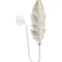 Крючок для штор CAPPIO KS041, цвет белый с золотом, набор 2 шт