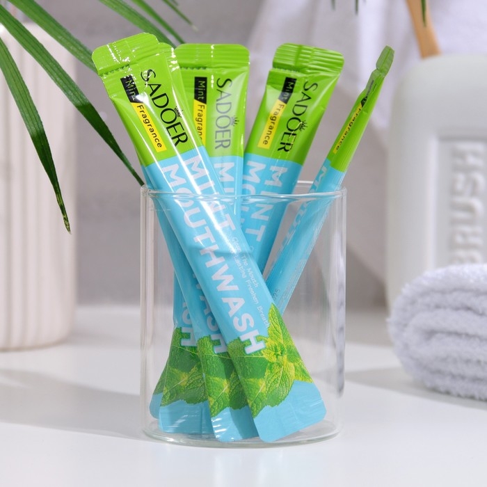 Набор ополаскивателей для рта в стиках со вкусом мяты, 20шт по 10 мл