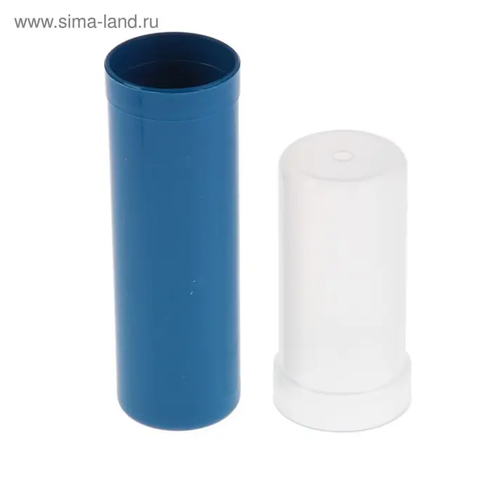 Пенал-тубус (40 х 195 мм) Calligrata, пластиковый, микс