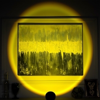 Световой прибор &laquo;Закат&raquo;, 5 картриджей, свечение тёплое белое, 5 В