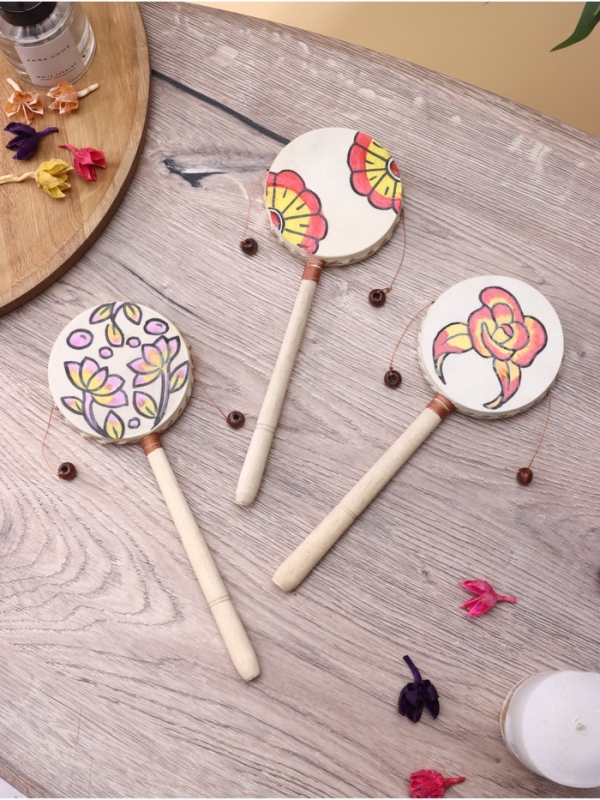 Сувенирный музыкальный инструмент "Клон Тонг" махагон, 25х9х2 см. МИКС