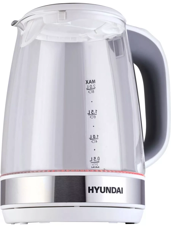 Чайник HYK-G8880 2л. 2200Вт серый-серебристый