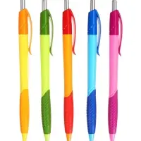 Ручка шариковая, автоматическая, 0.7 мм, Vinson &laquo;Софт&raquo;, стержень масляный синий, МИКС