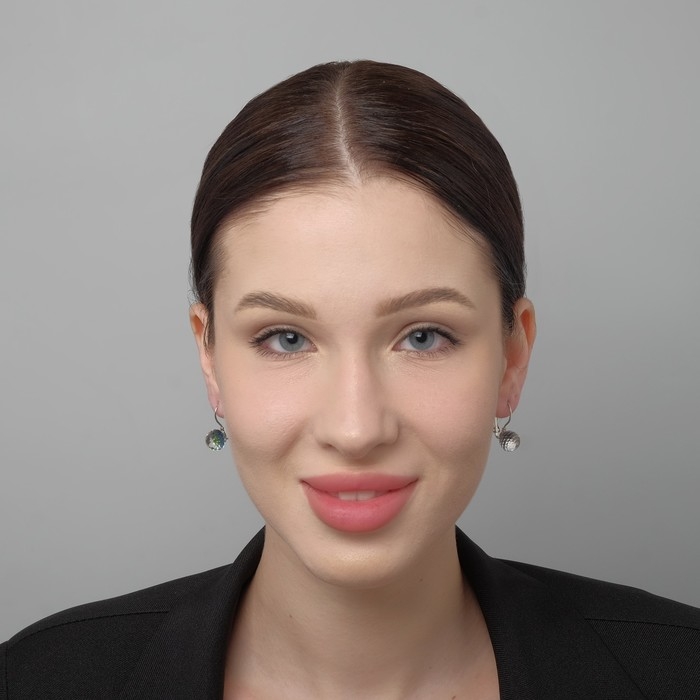 Серьги со стразами &laquo;Радужный день&raquo; шарик гранёный, цвет МИКС