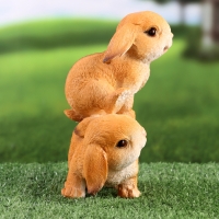 Фигурка "Зайки прыгуны" 9х13х19см