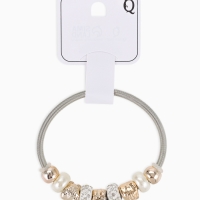 Браслет жемчуг &laquo;Марджери&raquo; сова, цвет белый в серебре, d=6,5 см