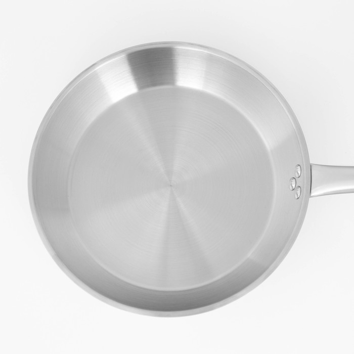 Сковорода из нержавеющей стали Hanna Kn&ouml;vell, d=28 см, h=5,5 см, толщина стенки 0,6 мм, длина ручки 25 см, индукция