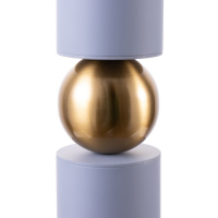 Светильник BayerLux "Элит" 1хЕ27 40Вт серый-золото 6х6х130 см.