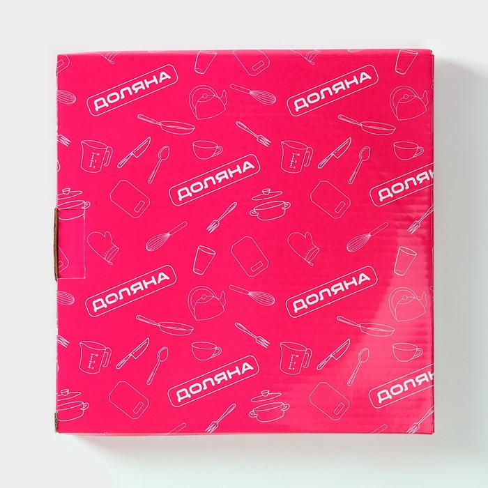 Тарелка фарфоровая пирожковая Доляна &laquo;Млечный путь&raquo;, d=19 см, цвет белый в крапинку