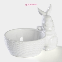 Конфетница Доляна &laquo;Зайка&raquo;, 650 мл, 21,5&times;15,5&times;16,5 см