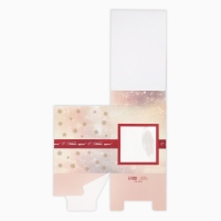 Подарочная коробка новогодняя складная с 3D эффектом &laquo;С Новым годом&raquo;, ёлочка, 11 х 11 х 13 см, Новый год