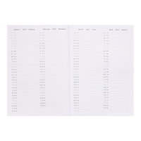 Ежедневник датированный 2024 года, А5, 176 листов, Attomex.Regent, обложка бумвинил, ляссе, блок 70 г/м2, коричневый