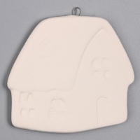 Новый год! Ёлочное украшение под раскраску &laquo;Хата&raquo;, с подвесом