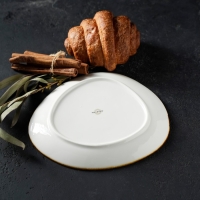 Блюдо для подачи Magistro &laquo;Церера&raquo;, 18&times;15,6 см, цвет коричневый