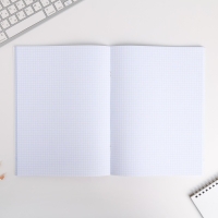 Тетрадь в клетку А4, 80 листов на скрепке, &laquo;1 сентября: Мрамор&raquo;, обложка мелованный картон 215 гр белизна 96%