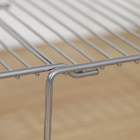 Полка раздвижная для шкафа, 36-62&times;22&times;15 см, цвет хром