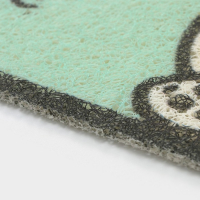 Коврик придверный грязезащитный Доляна &laquo;Корги&raquo;, 40&times;60 см, цвет зелёный