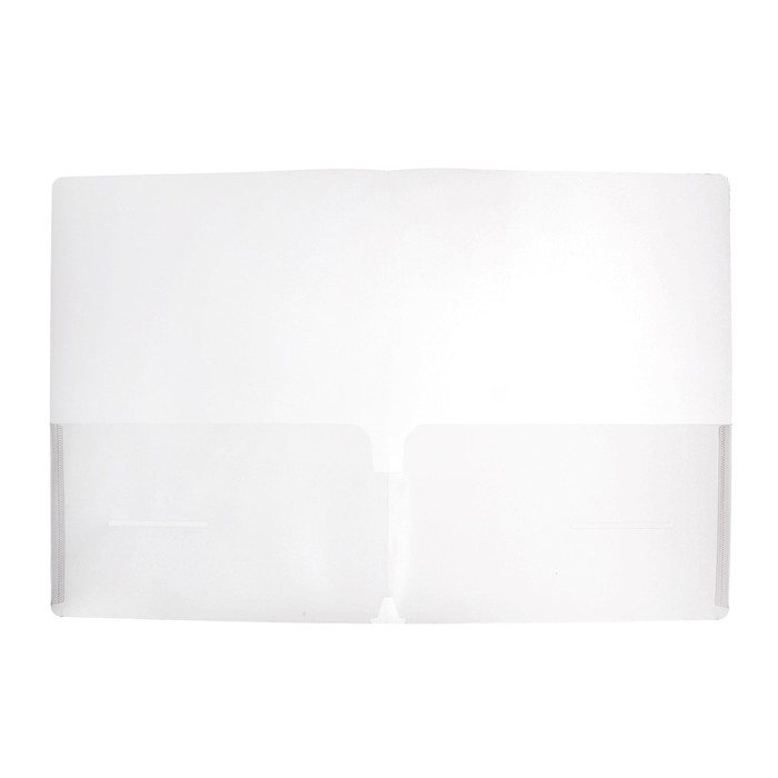 Папка-уголок, А4, 180 мкм, Calligrata, 2 внутренних кармана, прозрачная, бесцветная