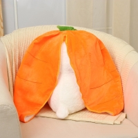 Шкурка мягкой игрушки "Зайка-морковка", 60 см