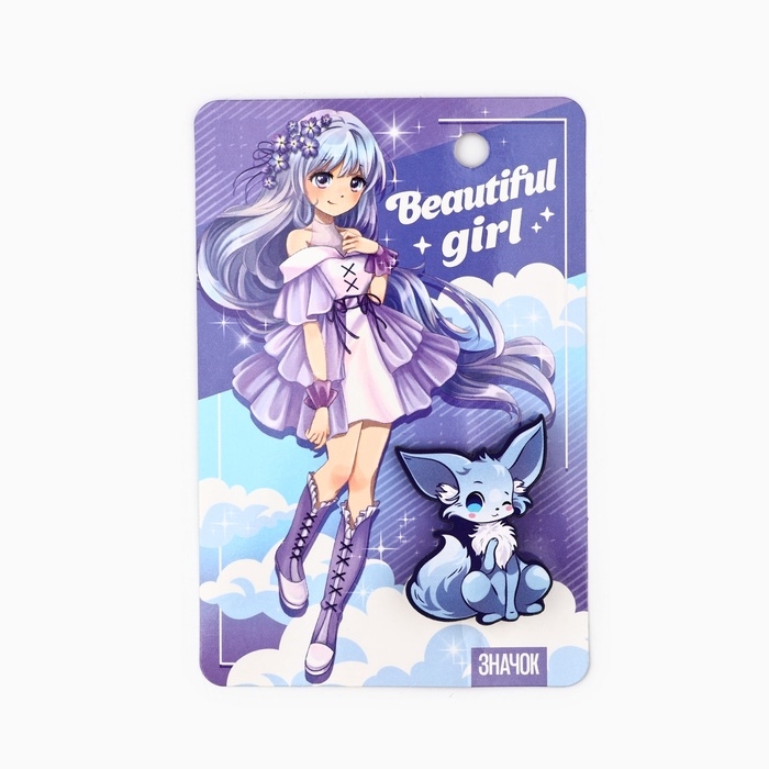 Значки деревянные &laquo;Аниме&raquo; в шоубоксе, 20 шт