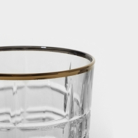 Набор низких стаканов стеклянных &laquo;Даллас Голд&raquo;, 300 мл, 2 шт
