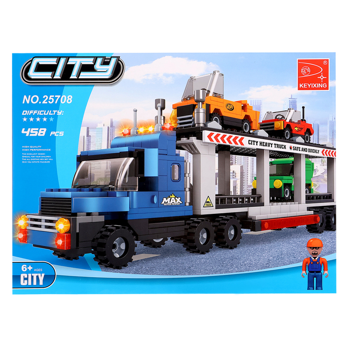 Конструктор &laquo;Автовоз&raquo;, 458 деталей