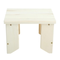 Табурет низкий, 30&times;30&times;19см, из липы, "Добропаровъ"