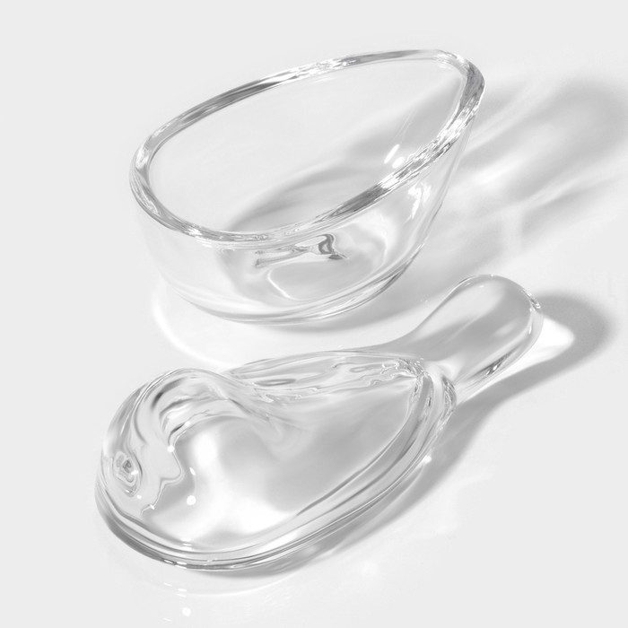 Ёмкость стеклянная для варенья и мёда Доляна &laquo;Синичка&raquo;, 80 мл