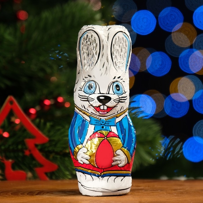 Новый год. Шоколадная фигурка "Заяц", 35 г
