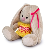 Мягкая игрушка &laquo;Зайка Ми в жилете с орнаментом&raquo;, 15 см
