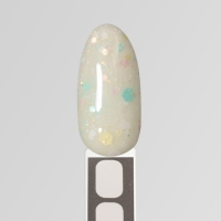 Гель лак для ногтей, &laquo;MILK GLITTER&raquo;, 3-х фазный, 8мл, LED/UV, цвет прозрачный (01)