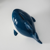 Копилка керамика "Акулёнок" 12,6х19х11,5 см