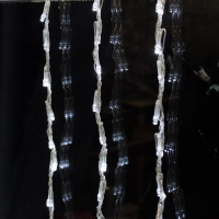 Гирлянда &laquo;Водопад&raquo; 2 &times; 1.5 м, IP20, прозрачная нить, 400 LED, свечение белое, 8 режимов, 220 В