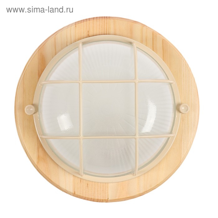 Светильник НБО 03-60-012 УХЛ3, 60 Вт, Е27, 220 В, IP54, до +130&deg;, с реш., цвет клён