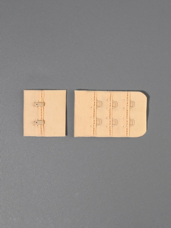 Застёжка для бюст 3 ряда 2 крючка нейлон бежевый TR