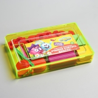 Счётный материал &laquo;Учимся считать&raquo;, СМЕШАРИКИ, цвет МИКС, 130 элементов в наборе