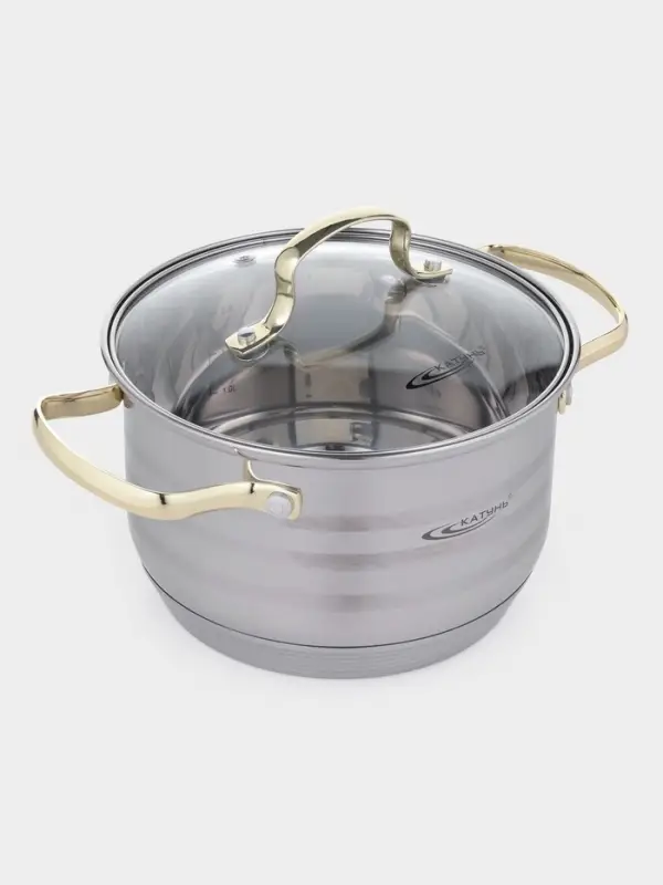 Кастрюля 2,5 л "ЭЛИС ГОЛД" ф18х11,5 см