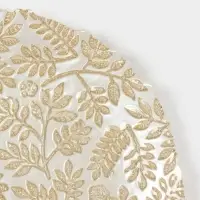 Тарелка "КРАСКИ ОСЕНИ" 28 см, золотой цвет