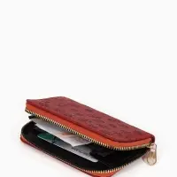 Кошелек жен 07-01-01 Июнь2526, 13*2*9 см, 2 отд+отд/молн, д/карт, бордо