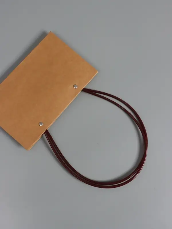 Сумка для цветов влагостойкая, крафт, 22x10.5x13.5 см