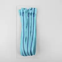 Молния &laquo;Трактор&raquo;, №5, разъёмная, замок автомат, 70 см, голубая