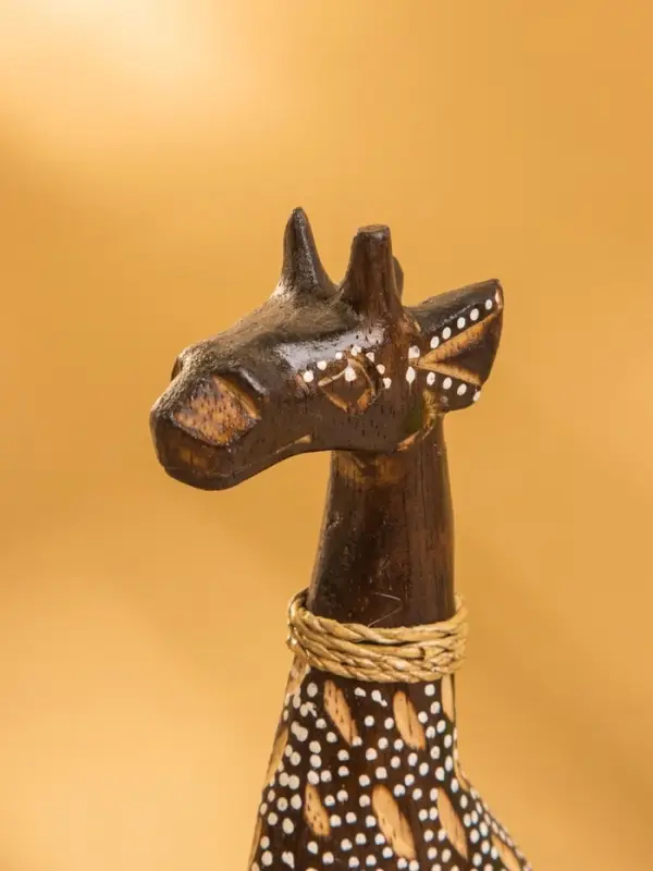 Сувенир "Жирафик" дерево 8х5х20 см, цв. бежево- коричневый