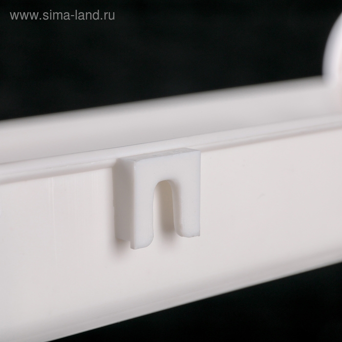 Полка навесная 3-х ярусная, 32&times;17,2&times;42 см, цвет МИКС