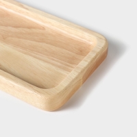 Менажница Magistro Tropical, 18&times;10&times;1,8 см, каучуковое дерево