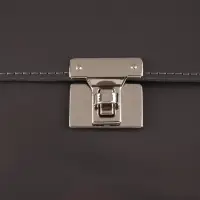 Застёжка для сумки, 3.3&times;3.3 см, цвет серебряный