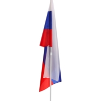 Флагшток древко для флага, 2 м, выдвижной телескопический